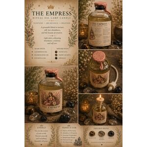 The Empress Tarot Oil Candle